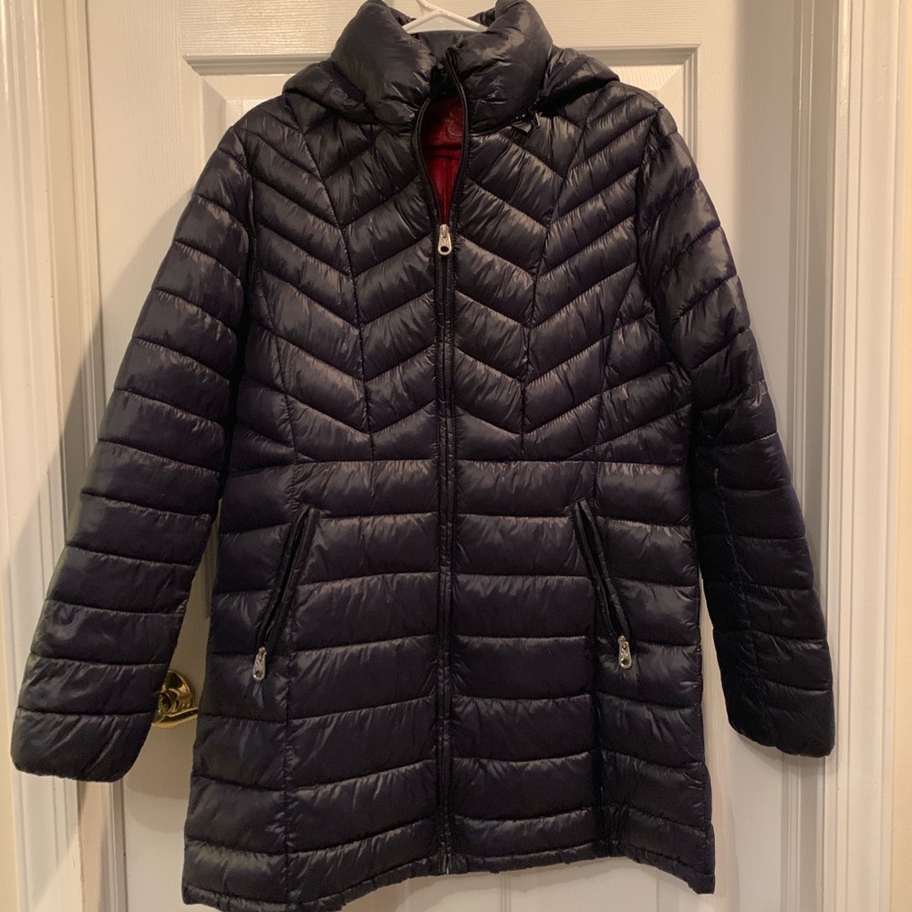 Jessica Simpson Blue Puffer Coat Size Large